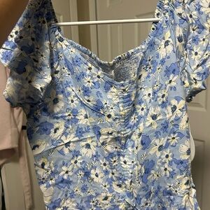 Apana Blue Floral Dress